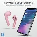 Trust Primo touch þráðlaus tappaheyrnartól með hljóðnema, bleik - image 11 [d693141e46]