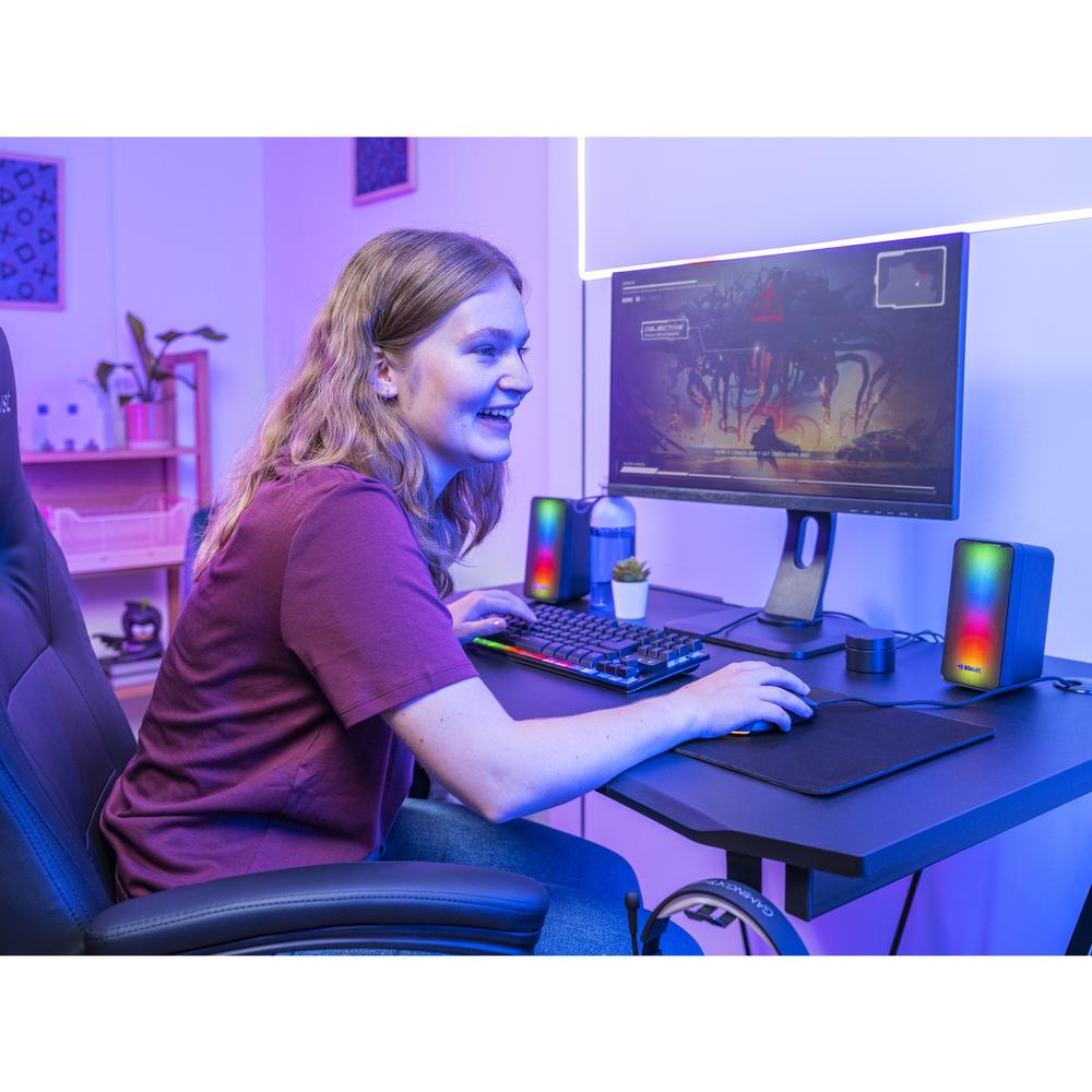 Trust GXT 611 Wezz RGB 2.0 hátalarar. Svartir - image 12 [514314a19f]