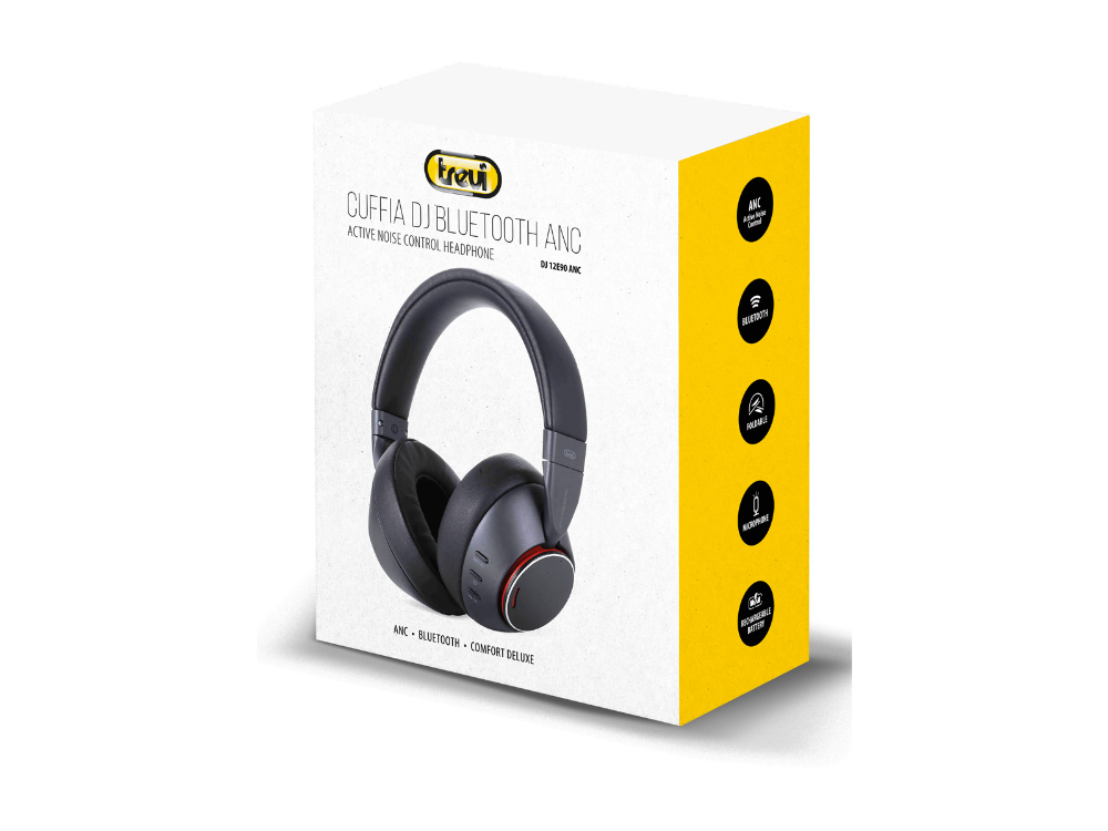 Trevi DJ 12E90 þráðlaus ANC BT heyrnartól, svört - image 5 [a7a188a2a5]