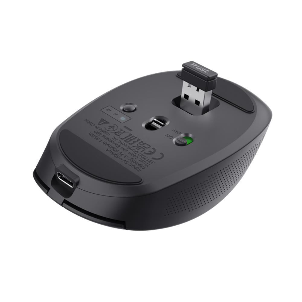 Trust Ozaa Compact þráðlaus Multi Bluetooth fartölvumús, svört - image 5 [ff9c0023d6]