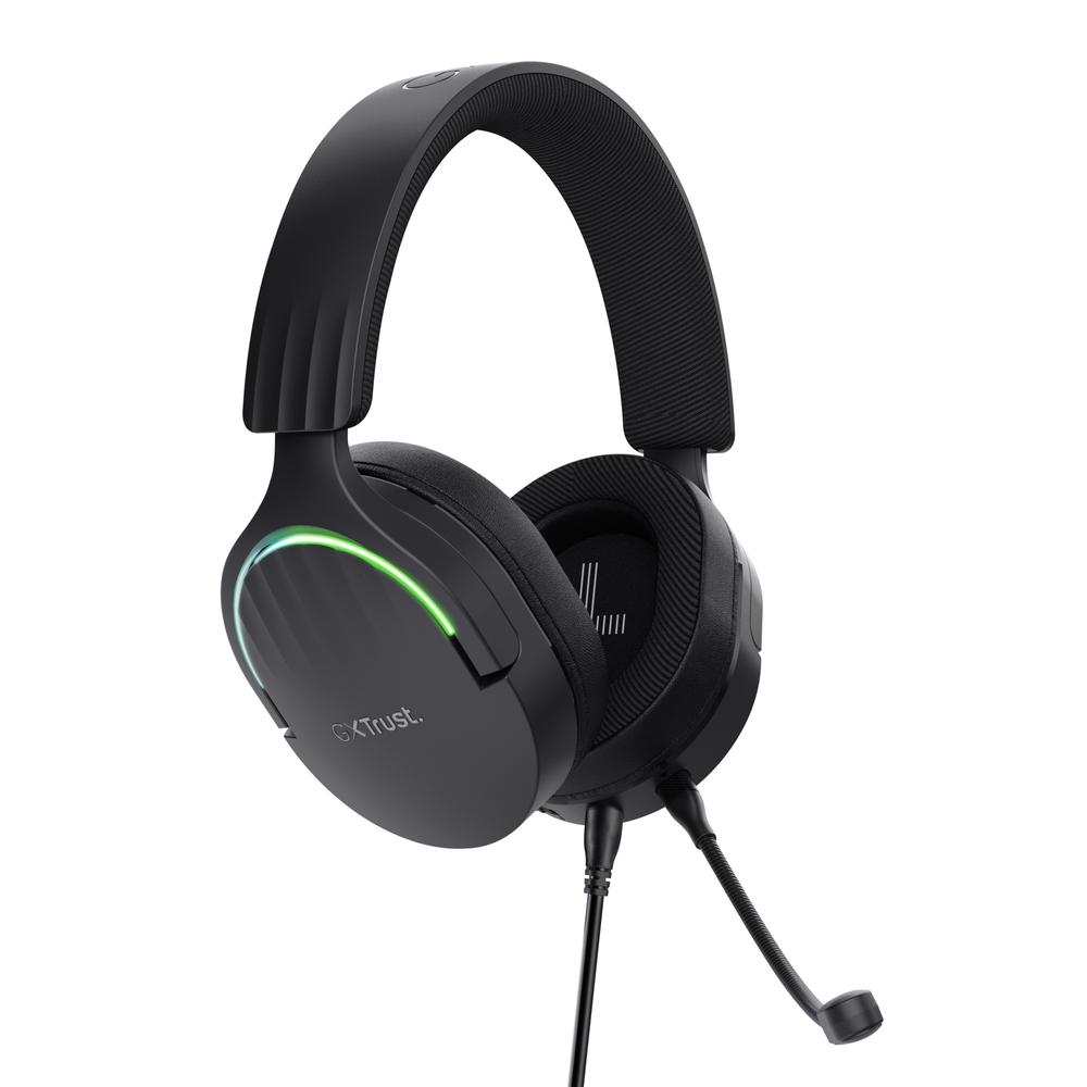 Trust GXT 490 Fayzo 7.1 USB leikjaheyrnartól fyrir PS5 og PC, svört - image 4 [d5e137b111]