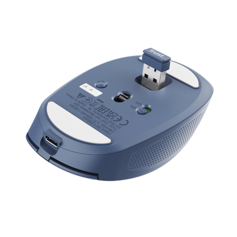 Trust Ozaa Compact þráðlaus Multi Bluetooth fartölvumús, blá - image 5 [c8fadea60e]