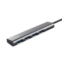 Trust Halyx USB-C í 4x USB-A 3.2 HUB, silfur - image 3 [c53ba2a850]