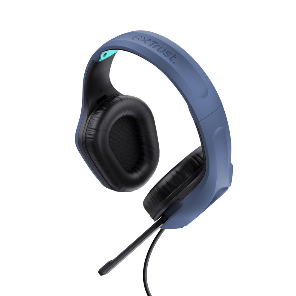 Trust GXT 415 Zirox leikjaheyrnartól með hljóðnema, blá - image 8 [f38e59f528]
