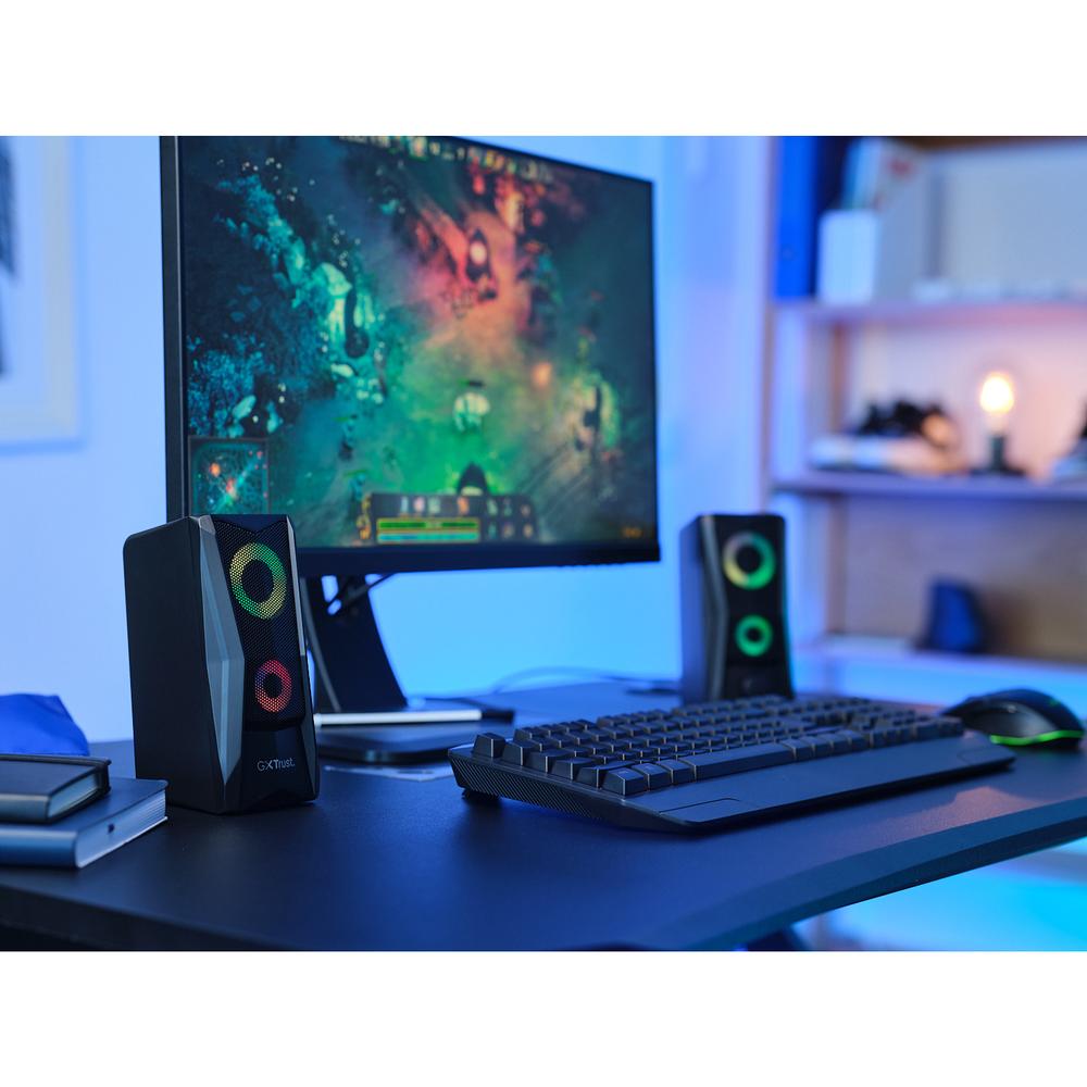 Trust GXT 606B Javv RGB 2.0 hátalarar, svartir - image 12 [96edfb890d]