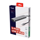 Trust Halyx USB-C í 5x USB-C 3.2 HUB, silfur - image 14 [47d69e0faf]