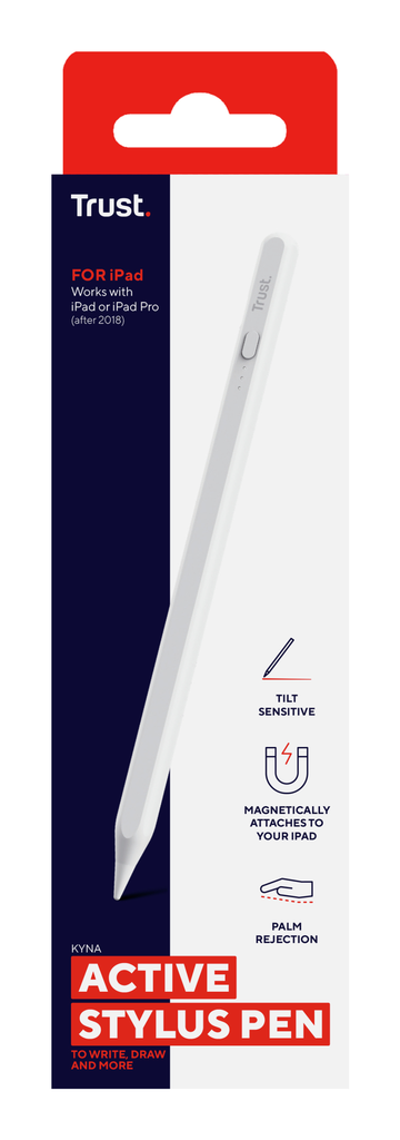 Trust Kyna Active Stylus penni fyrir spjaldtölvur, hvítur - image 12 [7e6b51062d]