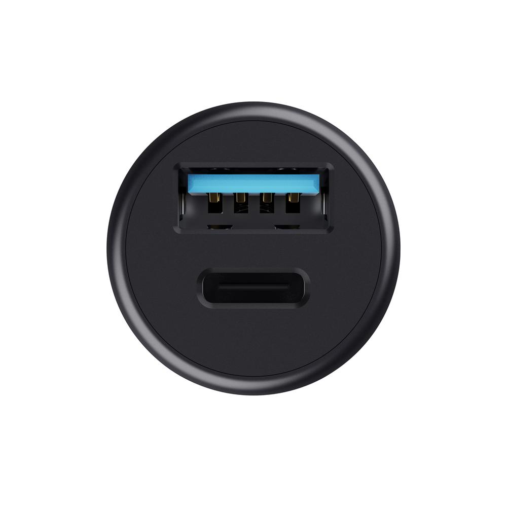 38W Trust Maxo Low-Profile 1x USB-C, 1x USB-A PD hleðslutæki í bíl, svart - image 8 [36d2385d23]