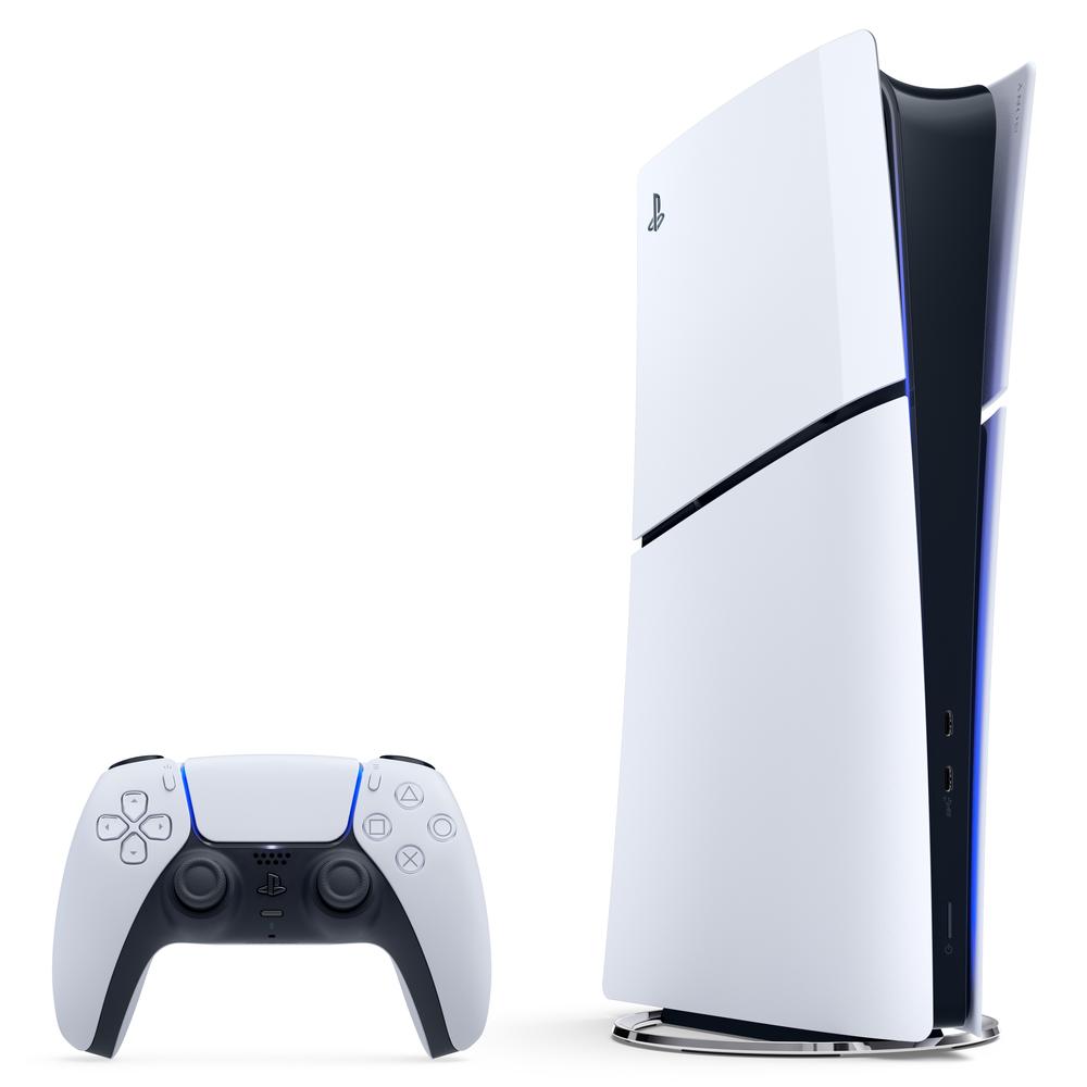 PlayStation 5 Slim leikjatölva 825GB stafræn útgáfa, mött hvít - image 4 [bf5fca4ed3]
