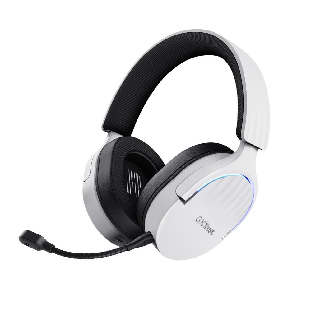 Trust GXT 491 Fayzo 7.1 þráðlaus leikjaheyrnartól fyrir PS5, PC og Switch, hvít - image 4 [2c78f35f7a]