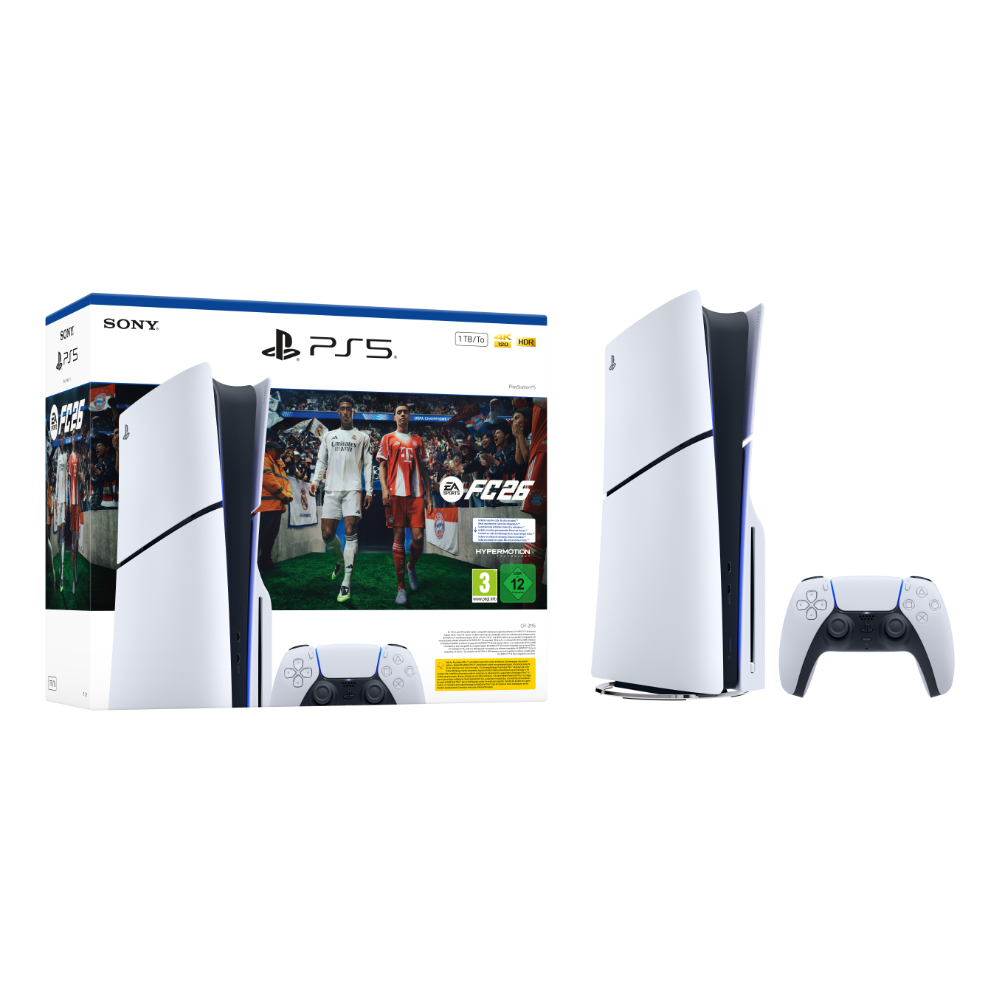 PlayStation 5 Slim leikjatölva 1TB diskadrifs útgáfa E, EA FC26 bundle - image 2 [66b25f4311]