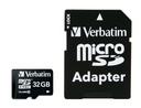 Verbatim MicroSD 32GB class 10 UHS-1 U1 minniskort m/SD-breytistykki - image 2 [b435503d17]