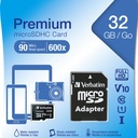 Verbatim MicroSD 32GB class 10 UHS-1 U1 minniskort m/SD-breytistykki - image 6 [e4a21a3cf2]