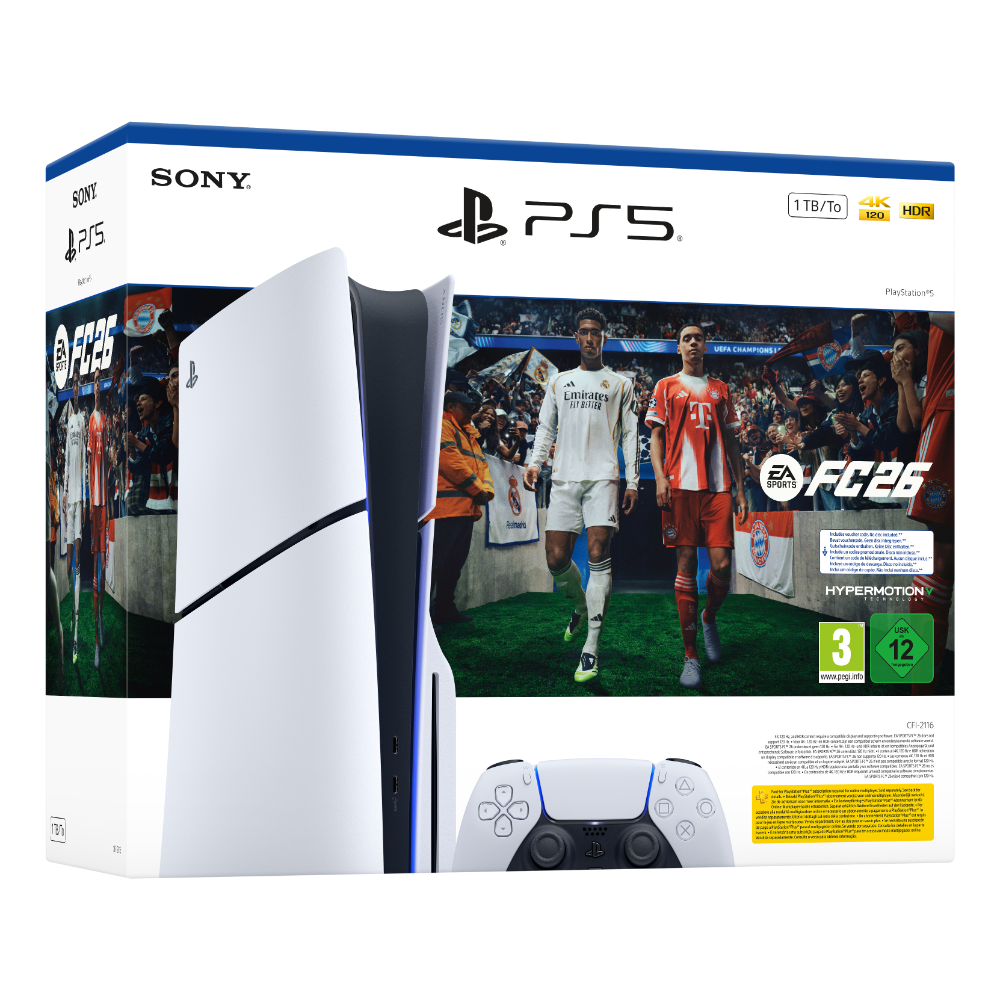 PlayStation 5 Slim leikjatölva 1TB diskadrifs útgáfa E, EA FC26 bundle - image 6 [2d44d5b8f5]
