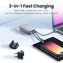 65W UGREEN Nexode Pro 2x USB-C, 1x USB-A PD GaN hleðslutæki - image 7 [1da1dbd844]