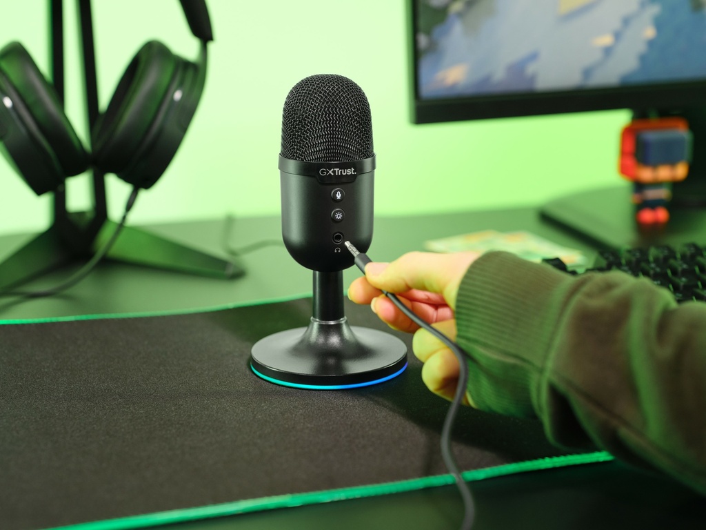 Trust GXT 234 Yunix USB hljóðnemi á standi, svartur - image 9 [b0bfbdefd1]