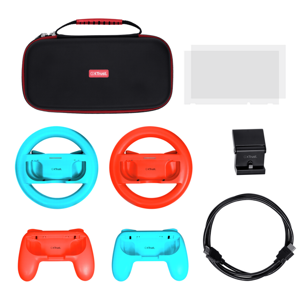 Trust GXT 1249 7-in-1 Nintendo Switch aukahlutasett, Rautt/Blátt, svart - image 4 [41b6e44c58]