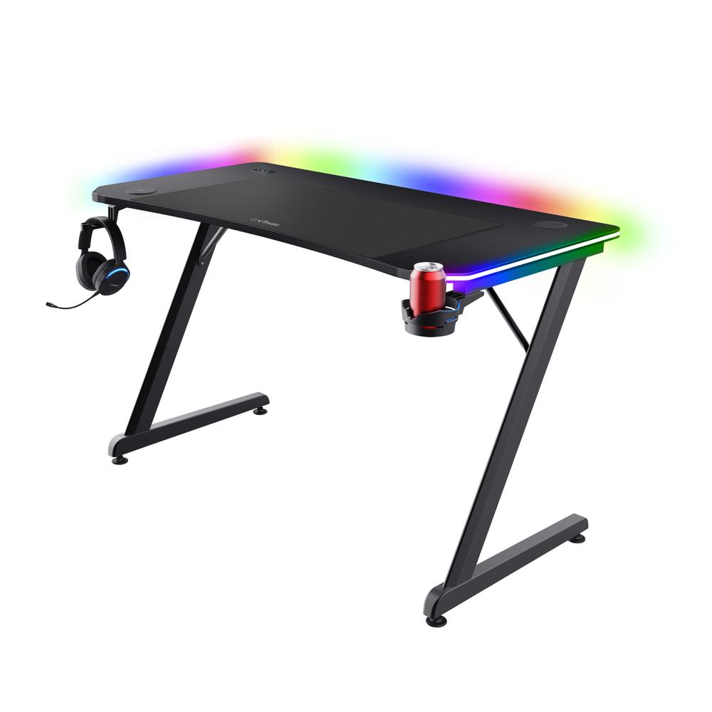 Trust GXT 710 Luminus Pro RGB leikjaskrifborð, svart - image 4 [66201fe8e7]