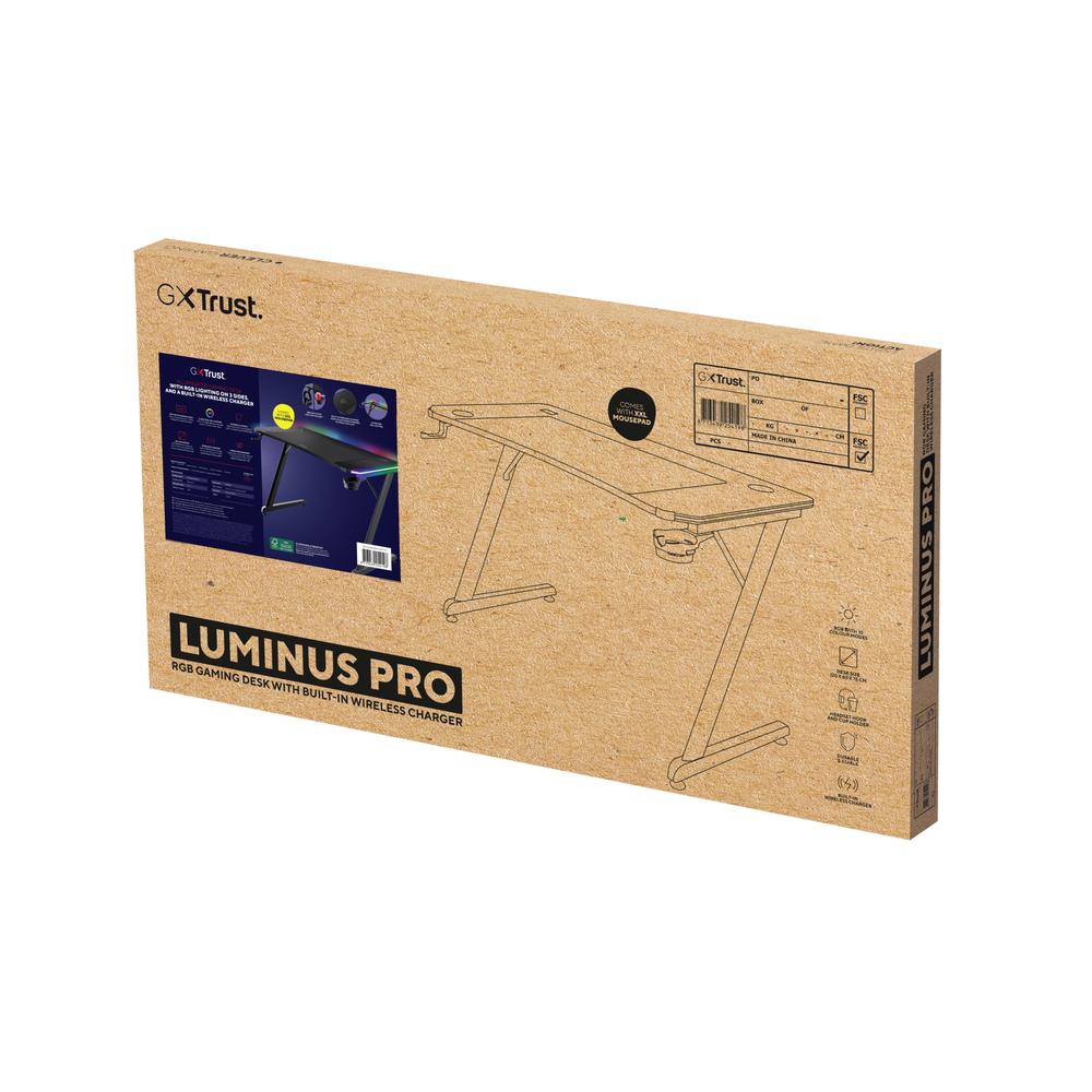 Trust GXT 710 Luminus Pro RGB leikjaskrifborð, svart - image 16 [b971b51aa4]