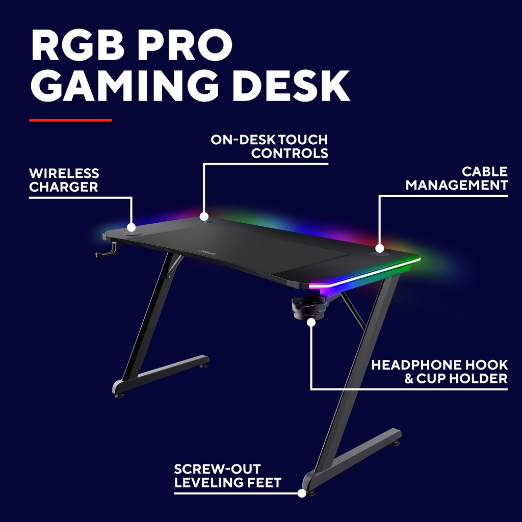 Trust GXT 710 Luminus Pro RGB leikjaskrifborð, svart - image 17 [ad1cb9d545]