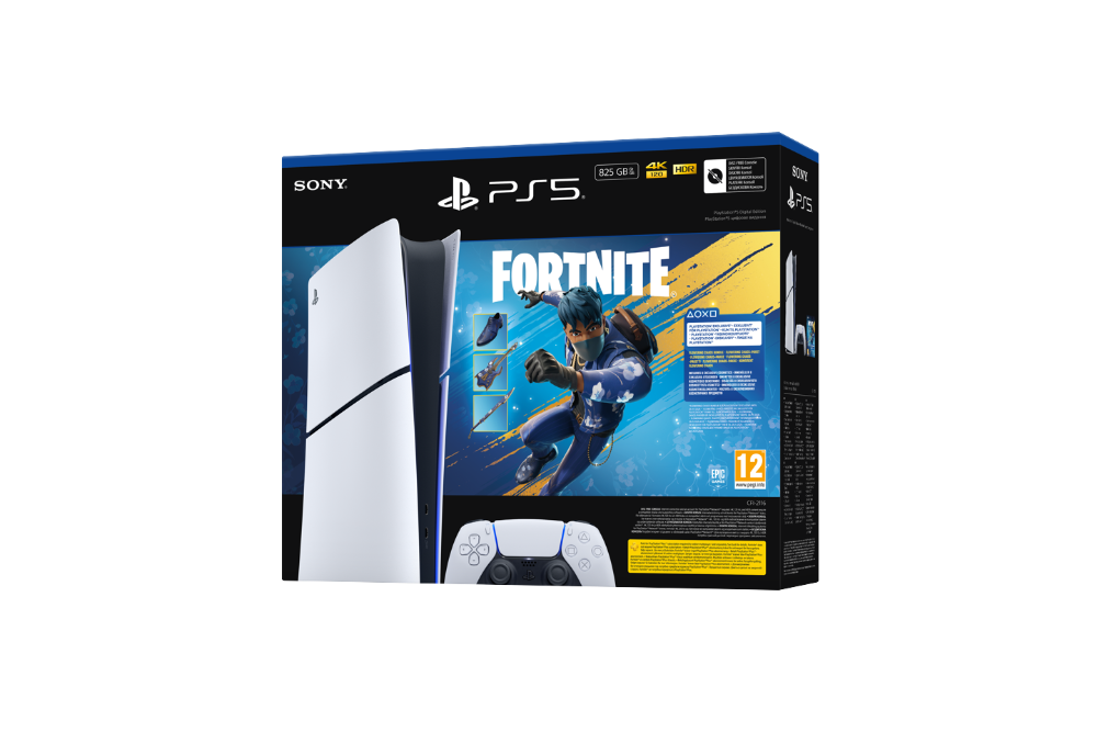 PlayStation 5 Slim leikjatölva 825GB stafræn útgáfa, Fortnite Flowering Chaos Bundle - image 2 [a7ae9a2634]