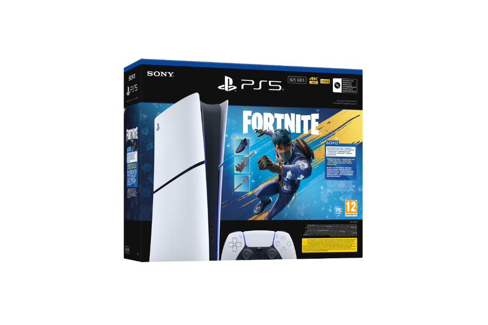 PlayStation 5 Slim leikjatölva 825GB stafræn útgáfa, Fortnite Flowering Chaos Bundle - image 4 [771e659fe3]