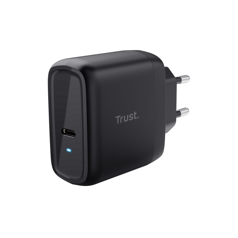 65W Trust Maxo USB-C PPS PD hleðslutæki með USB-C kapli, svartur - image 3 [aff24acecd]