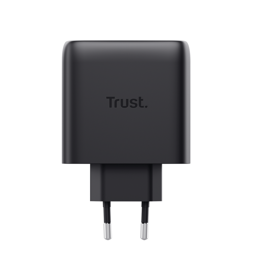 65W Trust Maxo 2x USB-C PPS PD hleðslutæki með USB-C kapli, svartur - image 3 [f7554a02d6]