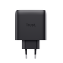 65W Trust Maxo 2x USB-C PPS PD hleðslutæki með USB-C kapli, svartur - image 4 [7bce904399]