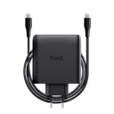 100W Trust Maxo 2x USB-C PPS PD hleðslutæki með USB-C kapli, svartur - image 9 [b1c74b4ebb]