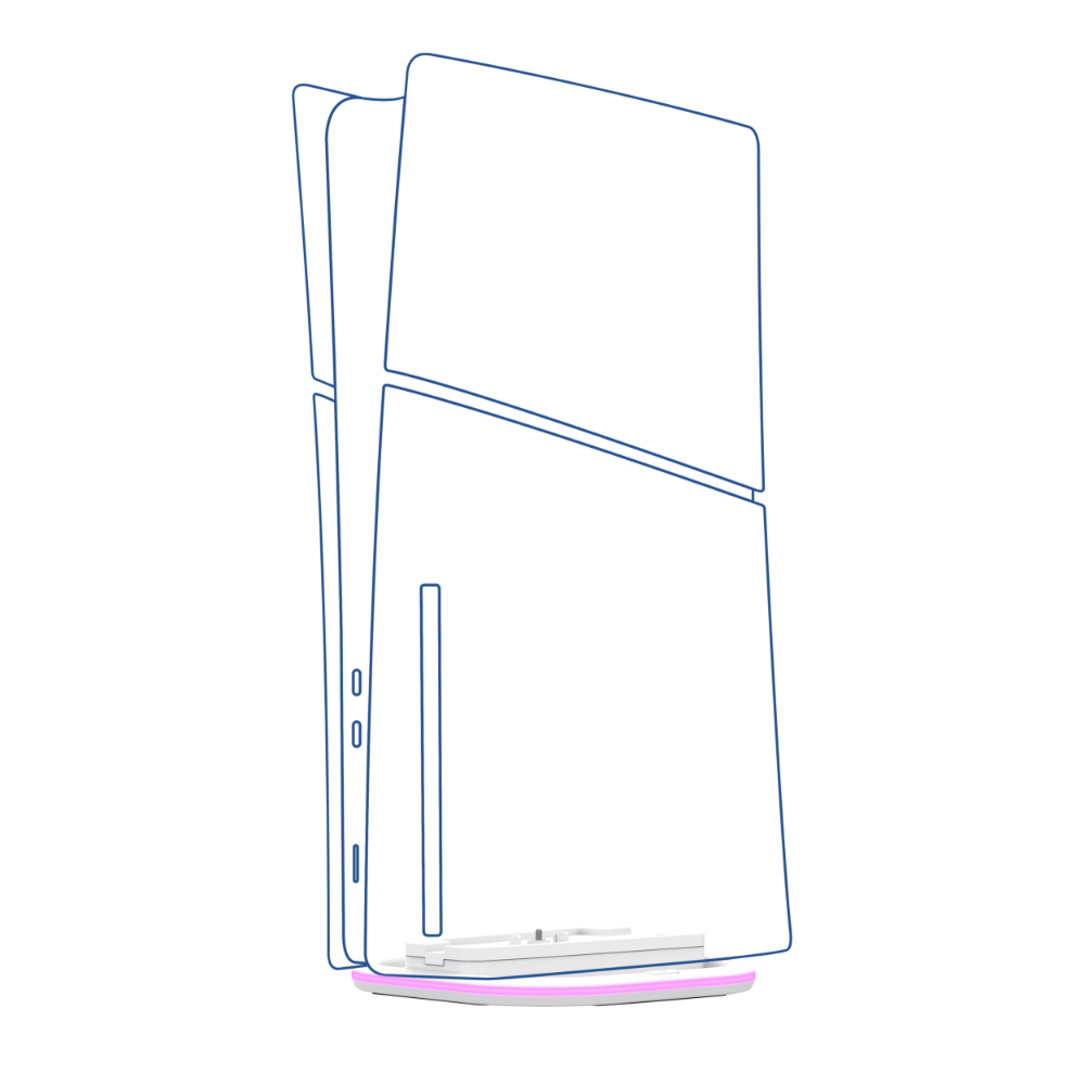 Trust GXT229 lóðréttur LED standur fyrir PlayStation 5 Slim & Pro, hvítur - image 8 [b703819a12]
