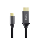 Trust Calyx USB-C í HDMI kapall, hann/hann, 1,8 metrar - image 3 [282ccdbf79]