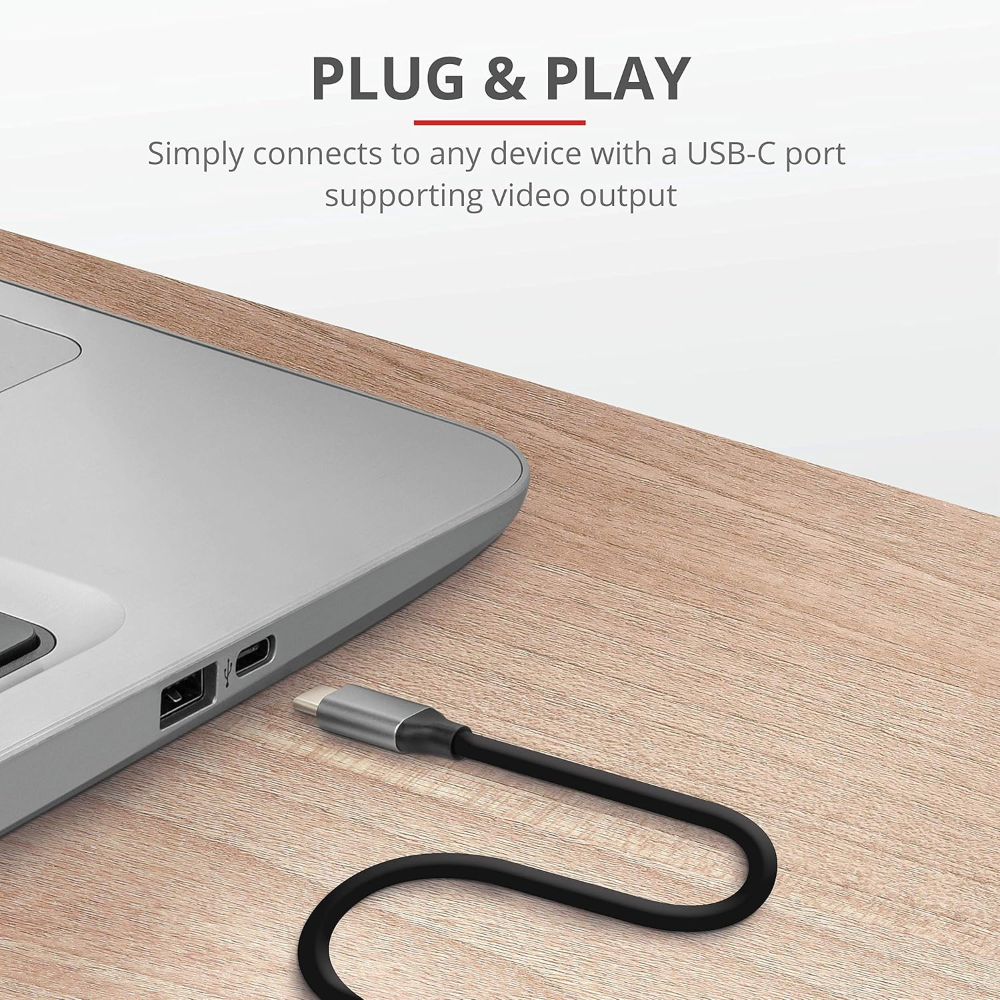 Trust Calyx USB-C í HDMI kapall, hann/hann, 1,8 metrar - image 5 [42ab88d61a]