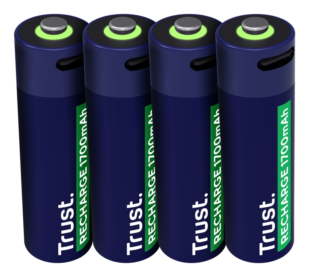 Trust endurhlaðanlegar USB-C AA rafhlöður, 4stk - image 2 [3629a2993a]