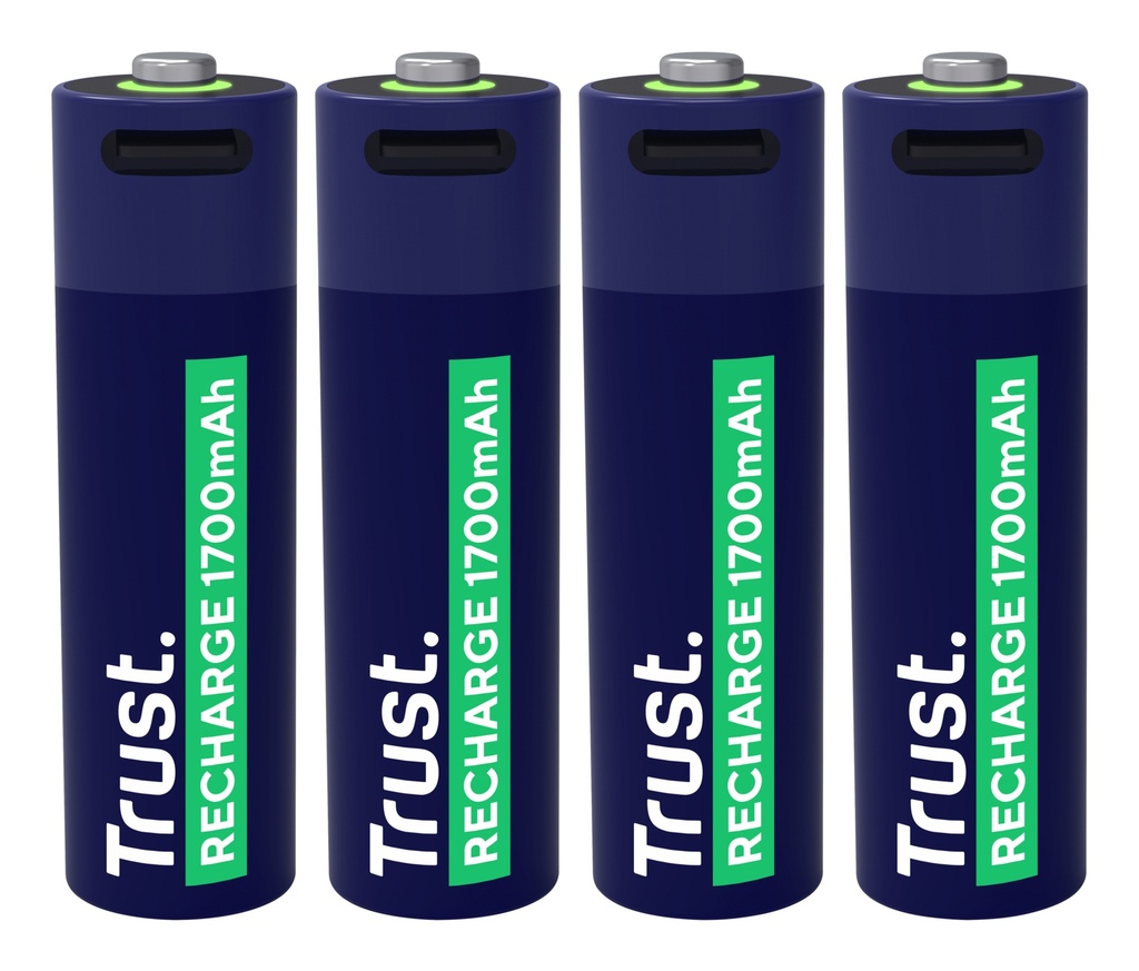Trust endurhlaðanlegar USB-C AA rafhlöður, 4stk - image 3 [17edead6a6]