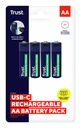 Trust endurhlaðanlegar USB-C AA rafhlöður, 4stk - image 9 [6d8c937f54]