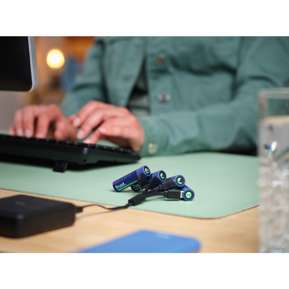 Trust endurhlaðanlegar USB-C AA rafhlöður, 4stk - image 16 [c8fa6f2ee5]