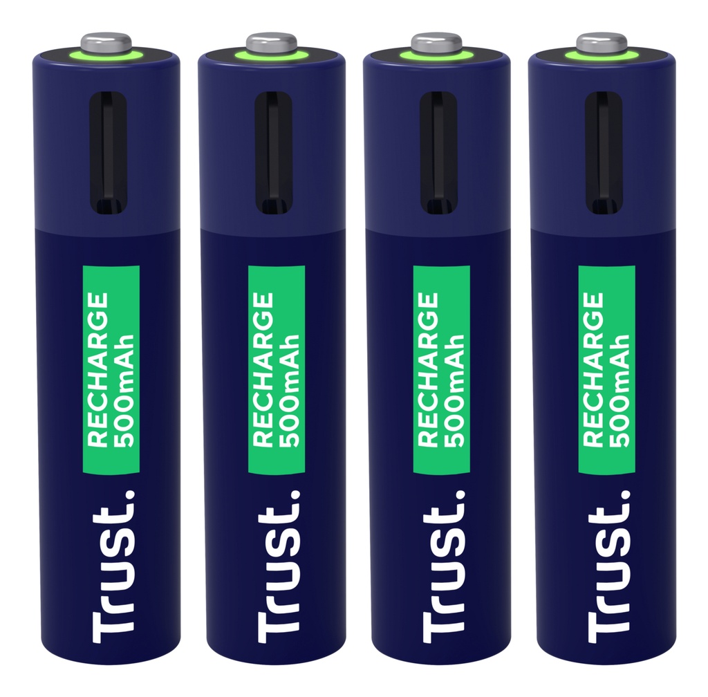 Trust endurhlaðanlegar USB-C AAA rafhlöður, 4stk - image 2 [8896b872a4]