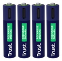 Trust endurhlaðanlegar USB-C AAA rafhlöður, 4stk - image 2 [8896b872a4]