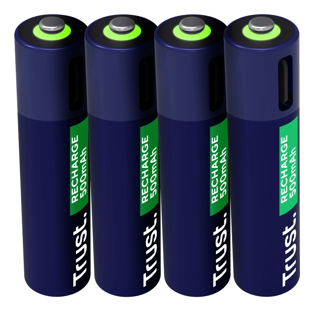 Trust endurhlaðanlegar USB-C AAA rafhlöður, 4stk - image 3 [bff5f0c68b]