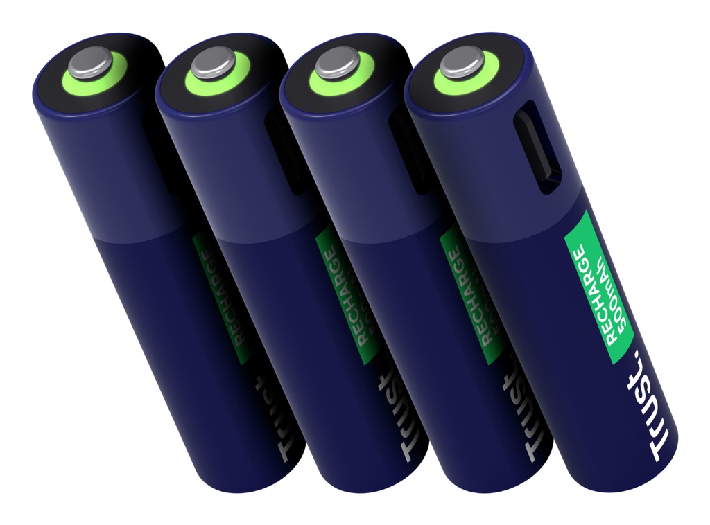 Trust endurhlaðanlegar USB-C AAA rafhlöður, 4stk - image 5 [7c3a5d59df]