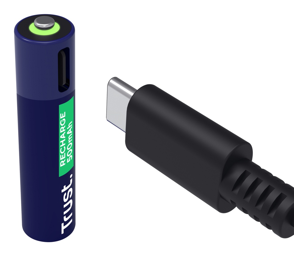 Trust endurhlaðanlegar USB-C AAA rafhlöður, 4stk - image 7 [feacd10f1d]