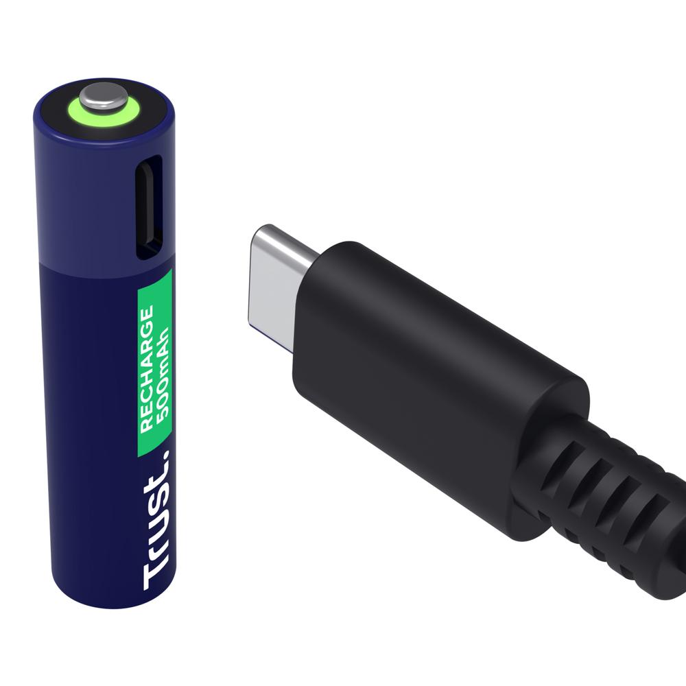 Trust endurhlaðanlegar USB-C AAA rafhlöður, 4stk - image 8 [8859883e72]