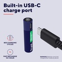 Trust endurhlaðanlegar USB-C AAA rafhlöður, 4stk - image 10 [5407be358b]