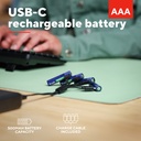 Trust endurhlaðanlegar USB-C AAA rafhlöður, 4stk - image 13 [20afc9c246]