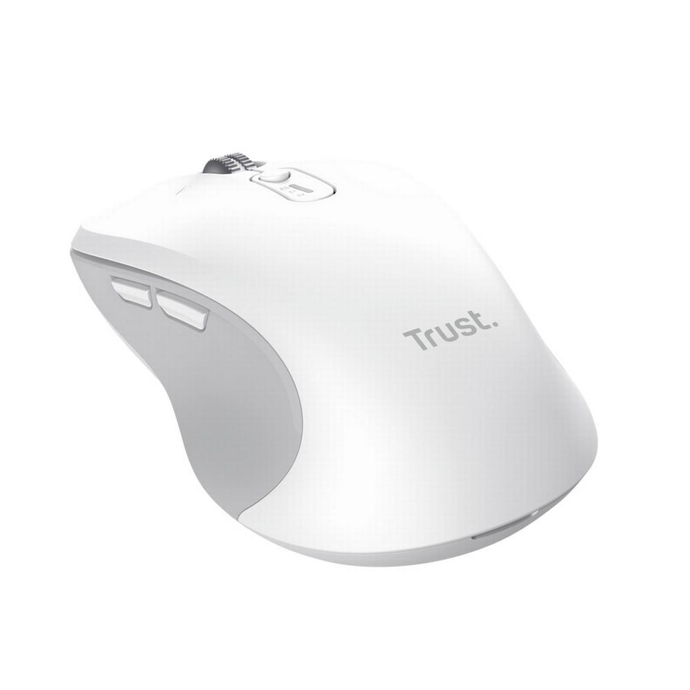 Trust Ferro Hyperwheel þráðlaus Multi Bluetooth fartölvumús, hvít - image 8 [060b97710c]
