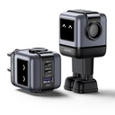 65W UGREEN Uno 2x USB-C, 1x USB-A PPS PD QC GaN hleðslutæki, svart - image 6 [ef7b820c35]