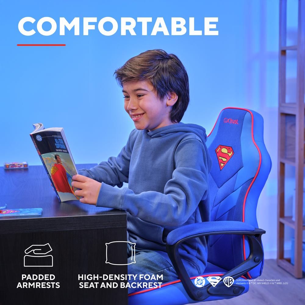 Trust GXT 703SM Revvo Kids leikjastóll, Superman útgáfa - image 16 [38ad47e1f2]
