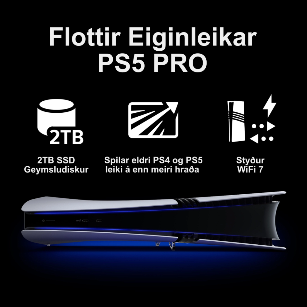 PlayStation 5 Pro leikjatölva 2TB stafræn 2025 útgáfa, hvít - image 14 [8928df8af9]