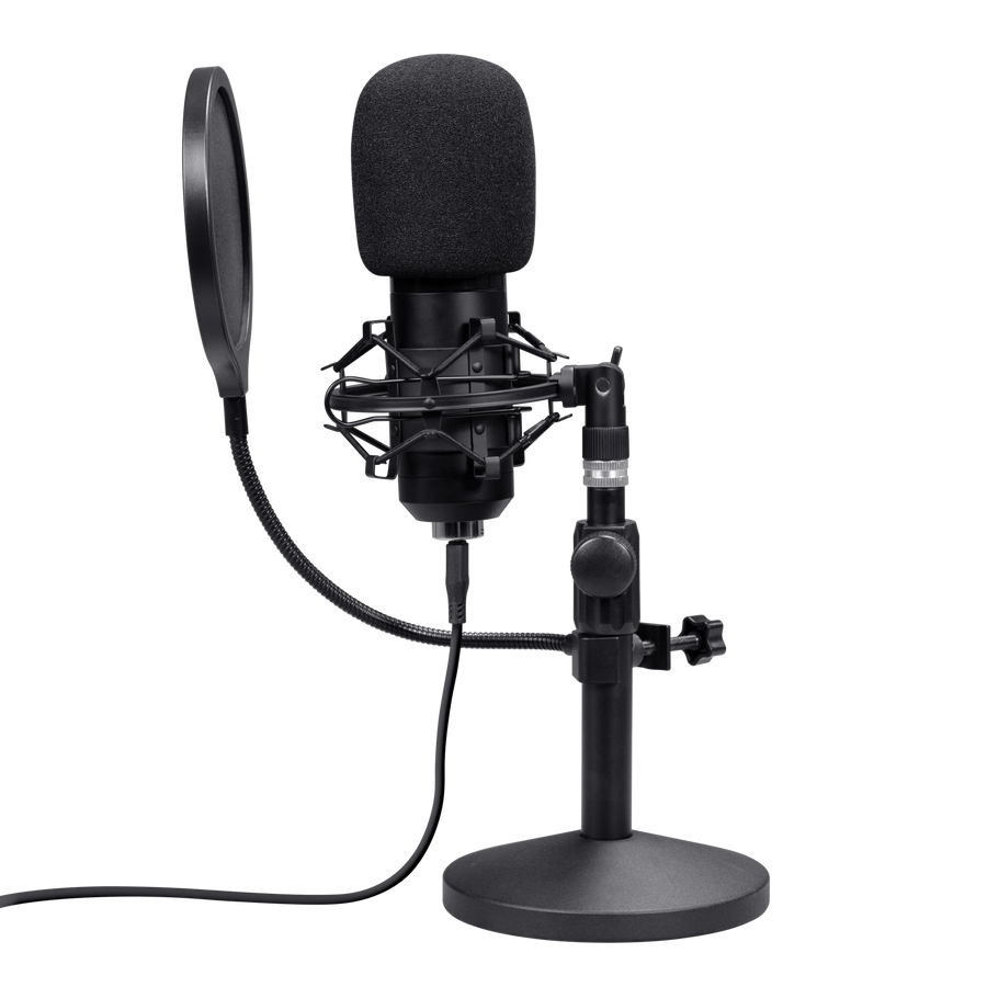 Trust GXT 269 EMITA II Streaming USB hljóðnemi á standi, svartur - image 9 [3d1ffc5c97]